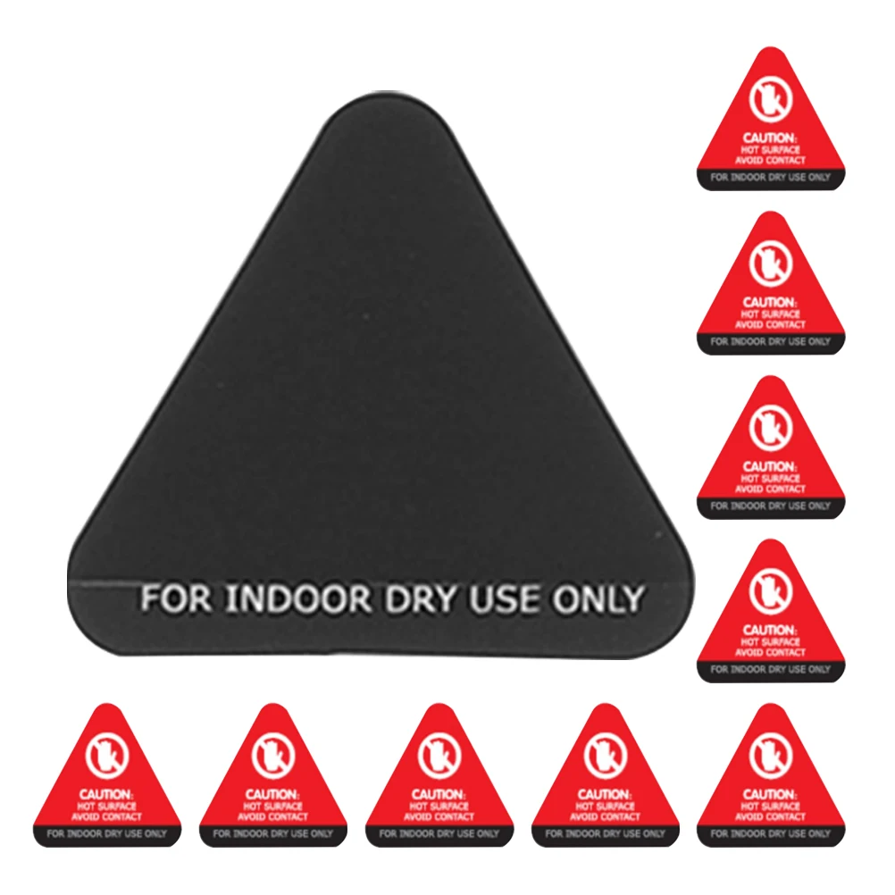 

10 Pcs Anti Scald Stickers Temperature Sensitive Color Change Caution Hot Surface Warning Labels Lampshade Protection Decals