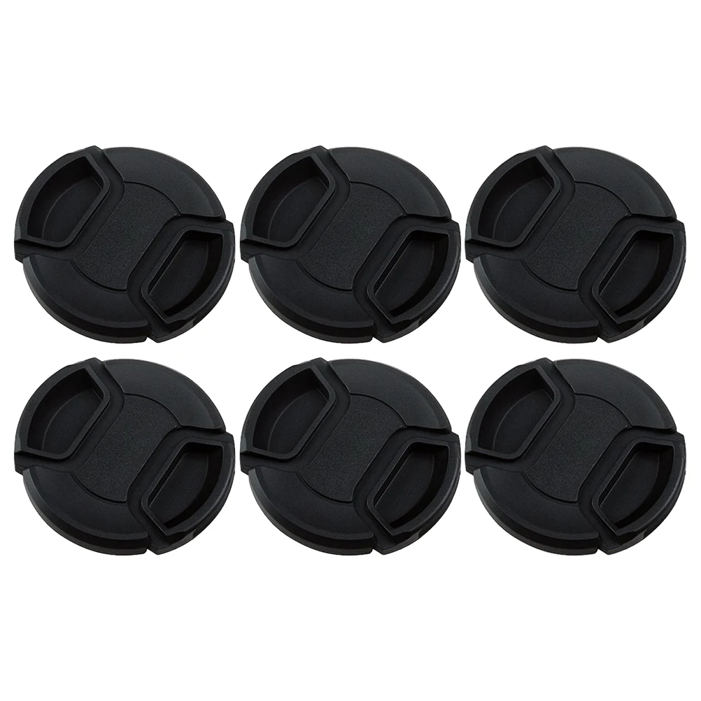 

6pcs 49Mm Plastic Cover Dust Proof Protector For Camera Lens Protector Lens Covers Shields Accessories