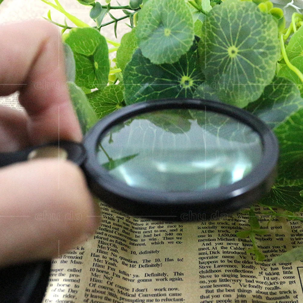 

6Pcs Magnifying Glass Handheld 5x Foldable Portable Pocket Size Reading Magnifier for Seniors Maps Jewelry Crafts