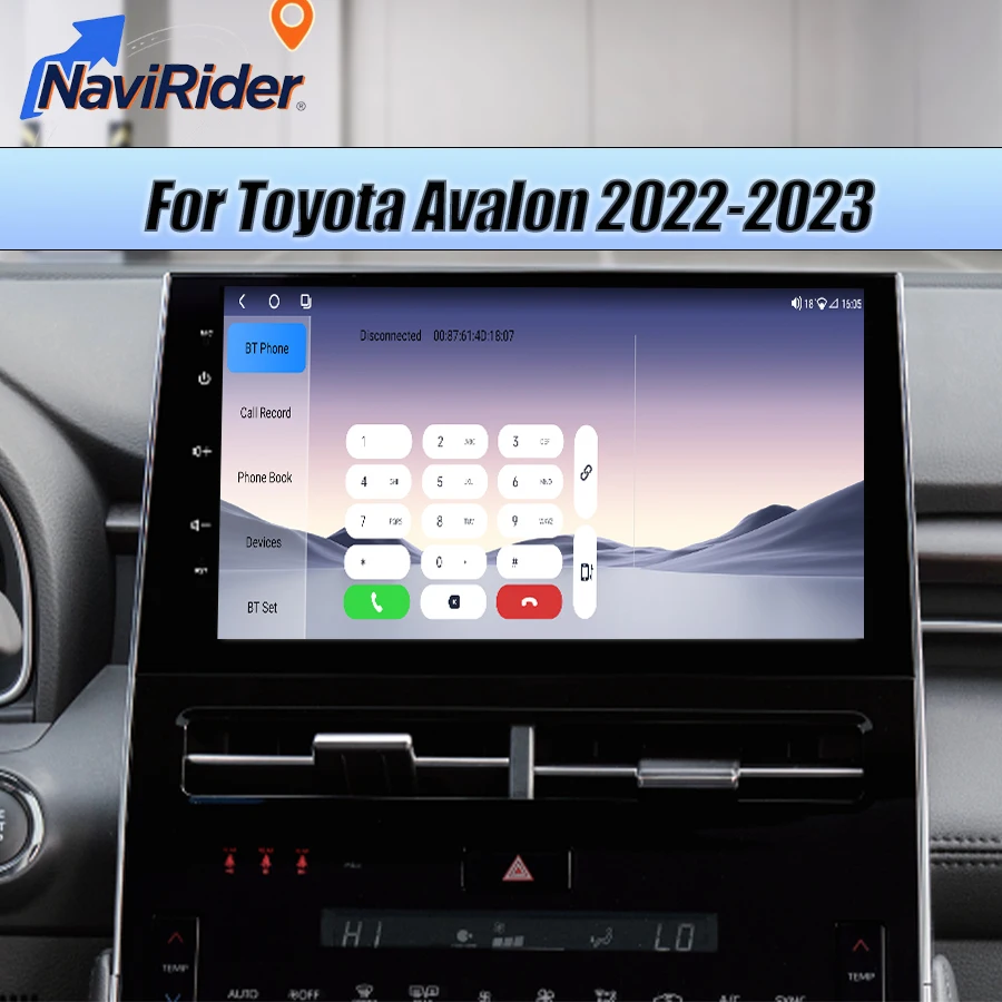 

Автомобильный радиоприемник с экраном 10,2 дюйма для Toyota Avalon 2022-2023 CarPlay Android Auto, мультимедийный плеер, головное устройство, беспроводной Carplay GPS 4G WiFi