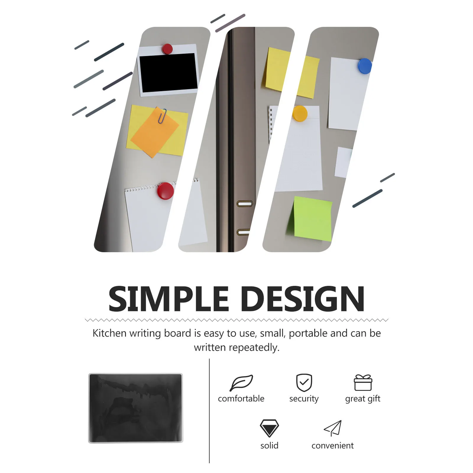 

Magnetic Whiteboard Stickers Felt Letters for Fridge Dry Erase Marker Planner Black Pet Food Organizer Erasers