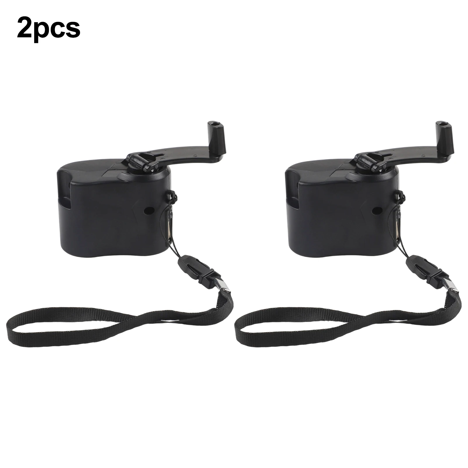 2PC Emergency-Charger Hand-Cranking Mini USB Hand Crank Charger Generator Outdoor Camping Gear Hand Crank Charger Output Voltage