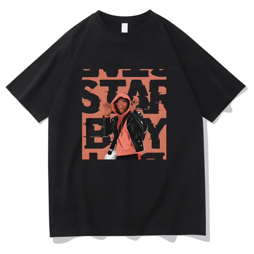 Wizkid Graphic Printing T-shirt Summer Grunge Hip Hop Tee-shirt Funko Pop O-neck Cotton Tshirt Ropa Hombre Harajuku Punk Clothes