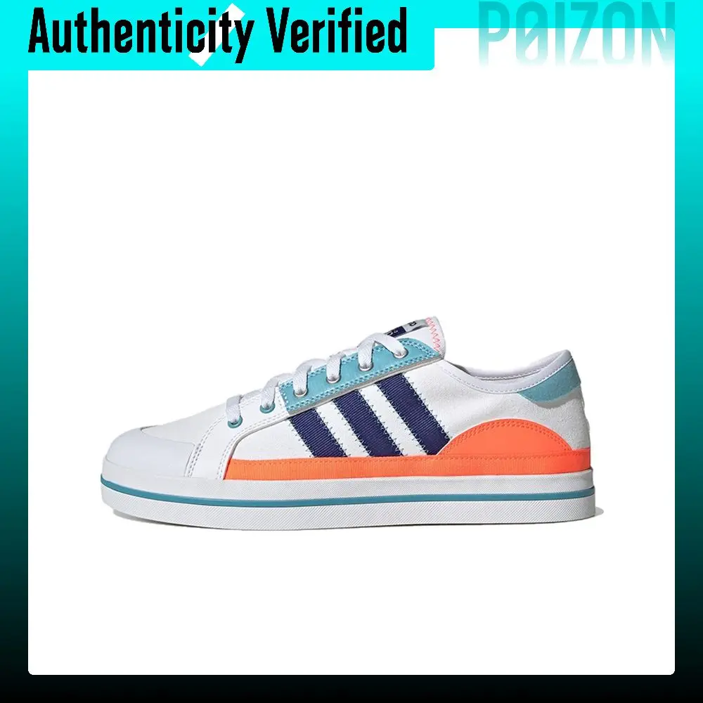 Adidas Neo City Canvas Slip Resistant Abrasion Resistant Slip Resistant Abrasion Resistant Low top Skateboard Shoes HQ6927