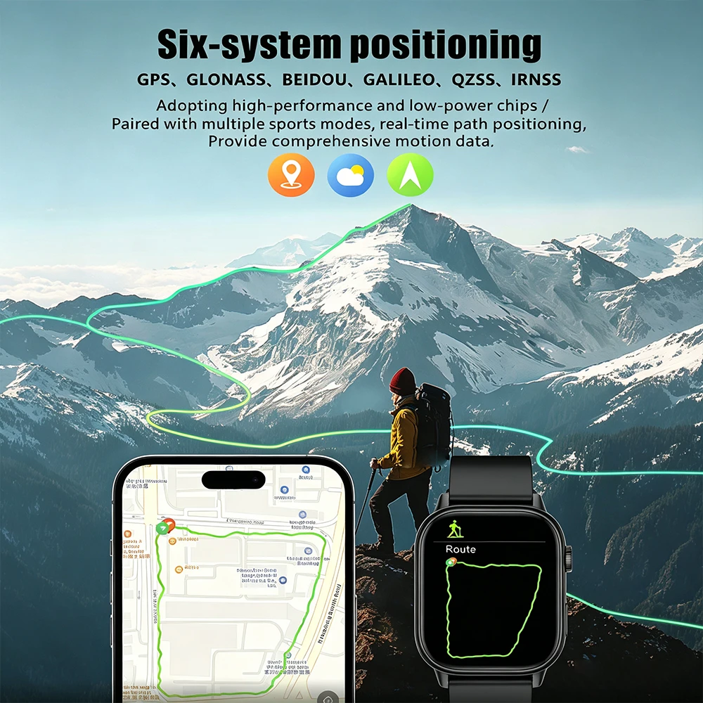 2026 GPS Outdoor Smart Watch Men 2.01
