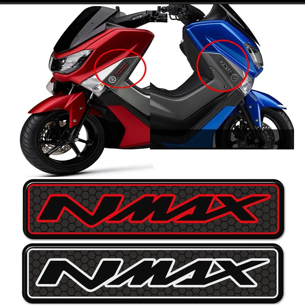 

For Yamaha NMAX N MAX 125 155 160 250 400 Motorcycle 3D Stickers Decals Tank Emblem Logo