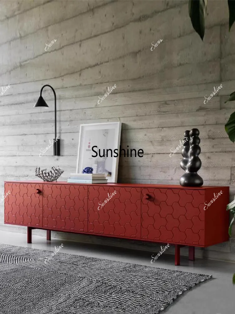 

Modern simple living room side cabinet, locker against the wall, dining room side cabinet