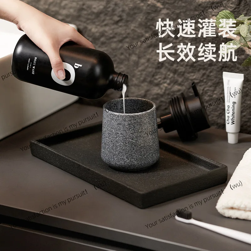 Bubble Bottle Lotion Press Bottle High-end Empty Bottle Shampoo Body Wash 250ml Separate Cosmetics Replacement