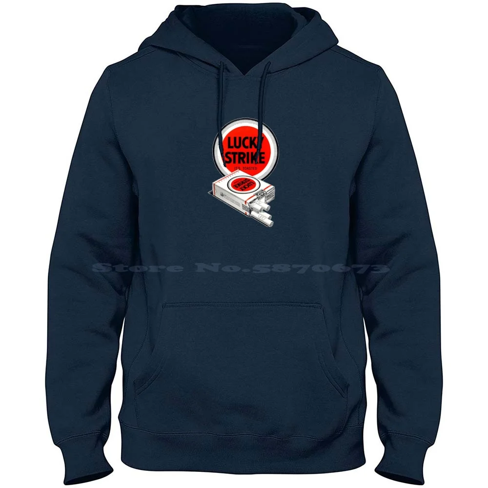 Lucky Strike Toasted 100% Cotton Hoodie T Shirt Nostalgia Lucky Strike Cigs Red Smokes Toasted Product