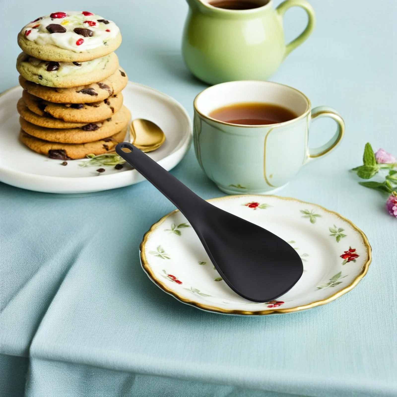 

Nonstick Rice Scoop Heat Resistant Alloy Cooking Utensil For Rice Cooker Japanese Style Serving Stirring Tool