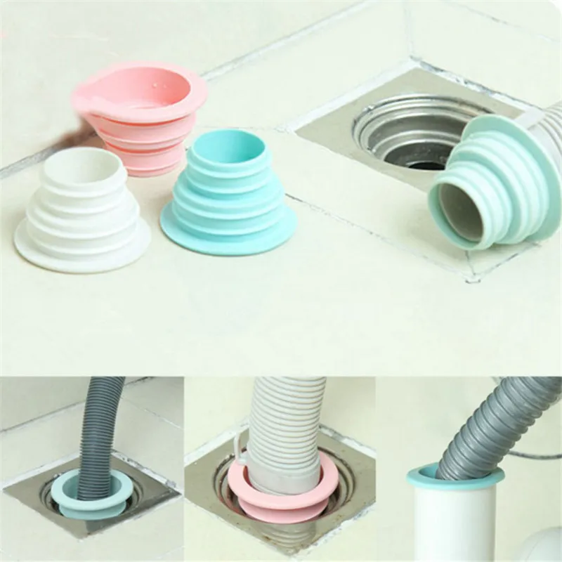 

1PC can be extended sewer seal pipe deodorant sealing plug telescopic water tank sewer ring washing machine sewer sewage pipe