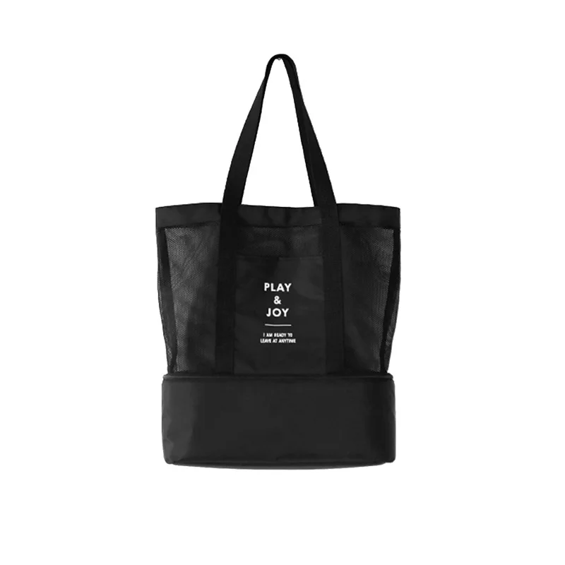 1PC Thermal Insulated Lunch Bag, Portable Picnic Tote for Travel or Beach of Dry-Wet Separation Swimming Waterproof Gear