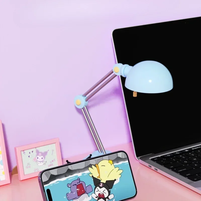 Sanrio Cinnamoroll Kuromi Charakter Desktop PVC Modell Handy Ständer 3D Ornament Anime Peripherie Lazy Stand Tragbare Geschenke