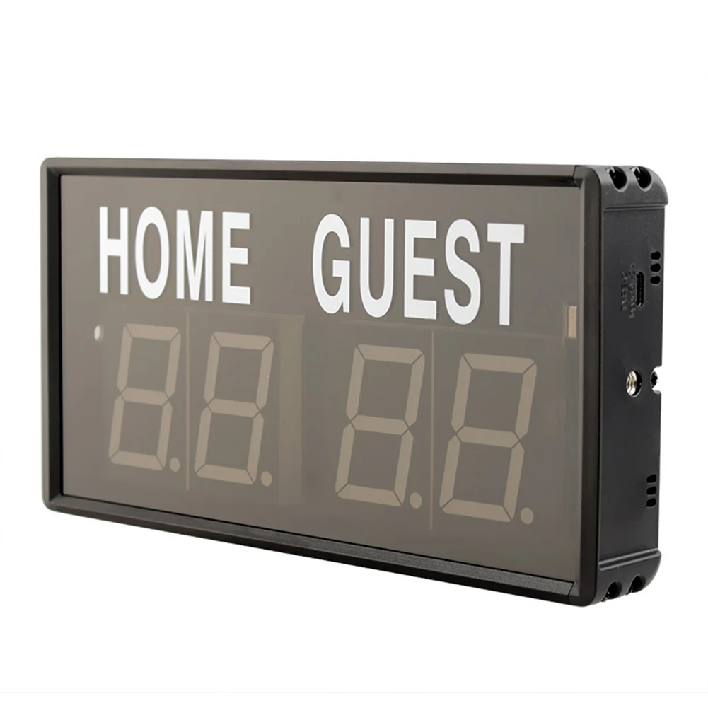 Electronic Scoreboard Remote Control Digital Tabletop Scoreboard Games Activity Aluminum Alloy Scoreboard Accessories