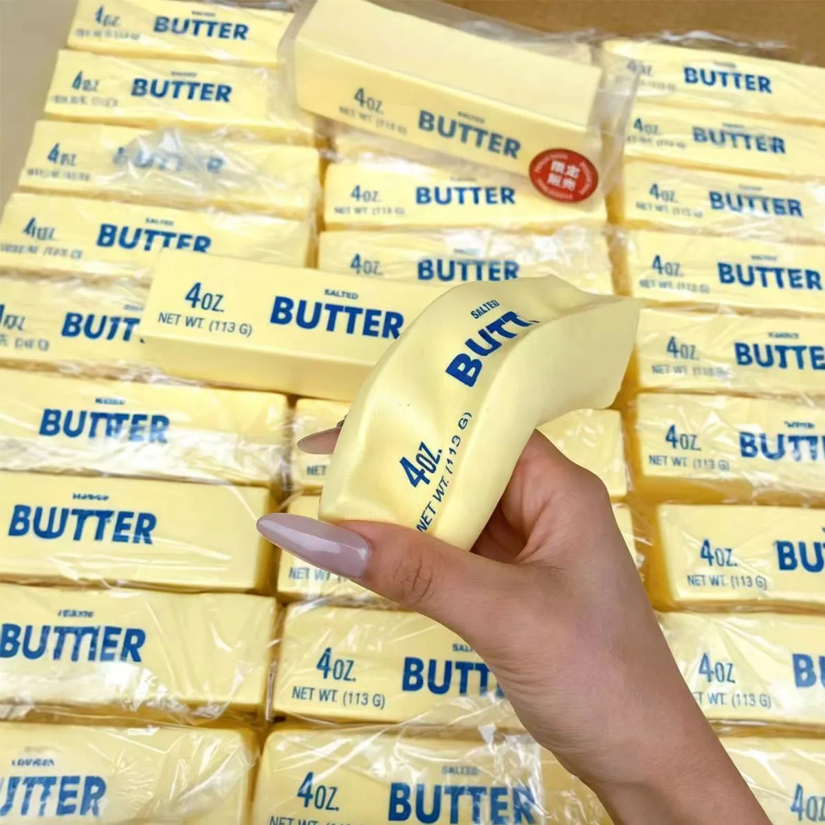 Jumbo Squishy Butter Stick Squeeze gifts Soft Slow Rebound Chees Stick Funny Prank  Fidget Toy Stress Anxiety Relief Game