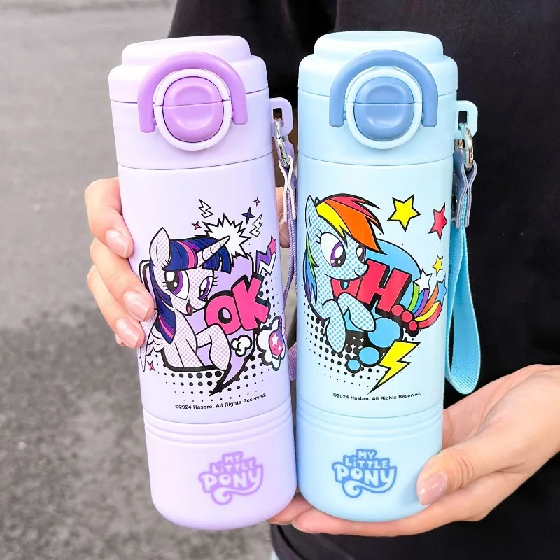 New My Little Pony Water Cup Children's Thermos Cup 316 Stainless Steel Student Double Drinking Bottle Portable Cup for Outings