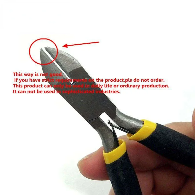 Krachtige 1Piece 4.5 Inch Mini Pliers Practical Mini Pliers Nipper Hand Tools Electrical Wire Cable Cutters / 7 Models