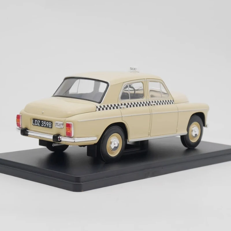 FbucWARSZAWA-Modèle de voiture en alliage moulé sous pression, échelle 1:24, FbucWARSZAWA, 223, 1964, Taxi, Collection de modèles, Souvenirs, Ornements d'affichage, Jouet de véhicule