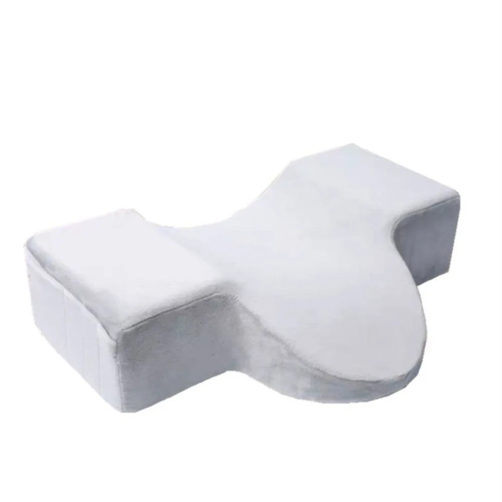 Memory Foam Eyelash Pillow Butterfly Shape Eyelid Support Cushion Neck Support Pillow Ergonomic Curve Comfortable