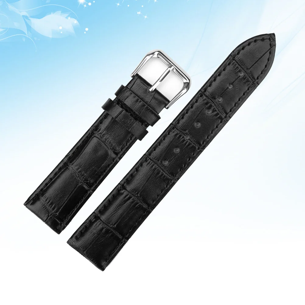 

Black Premium Bamboo Grain Replacement Strap Adjustable Watch Band Durable Wristband Stylish Accessory Fit Daily