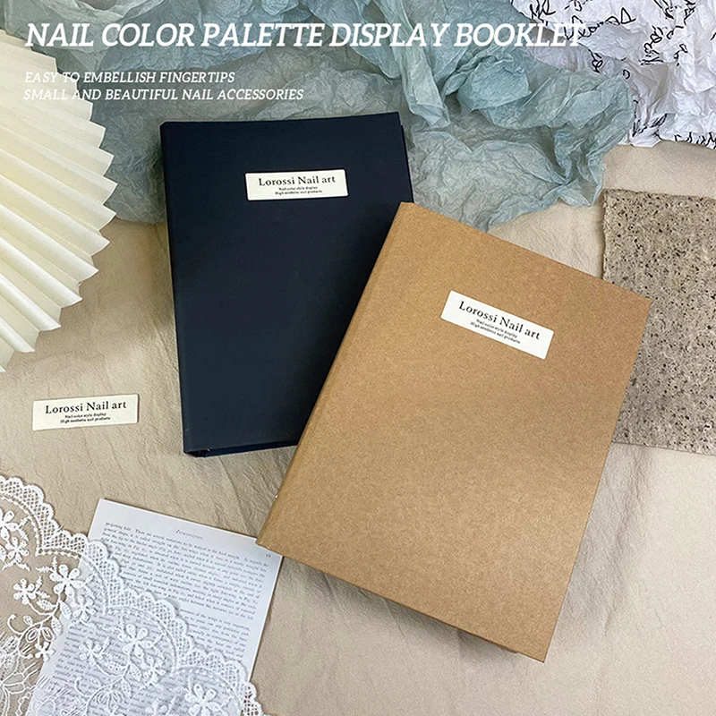 Nail Art Stuk Opbergboek Grote Capaciteit Tentoonstelling Fotoalbum Kaart Clip Display Board DIY Eenvoudig Album Opbergboek