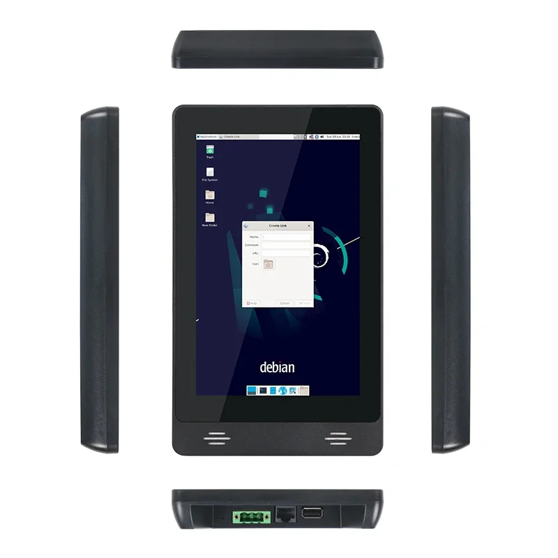 2026 Portworld YC-83P 8'' POE Power Android Linux Advertising POS Touch Screen Tablet with RJ45 Wall Mounted Tablet