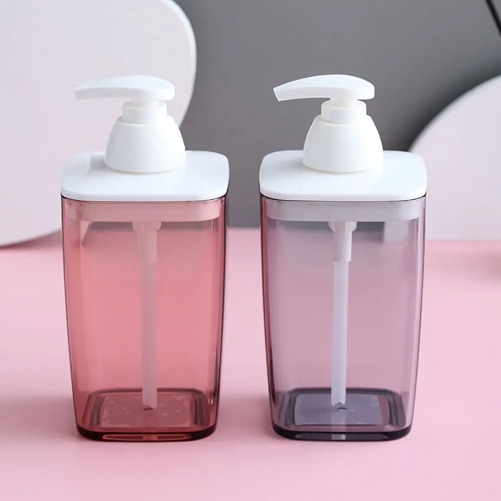 Translucent Foamer Lotion Bottle High-quality Pink/Gray Plastic Refillable Bottle Portable Foam Pump Bottle Lotion