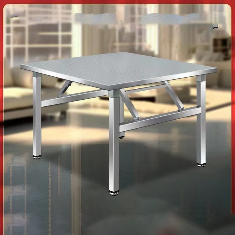 

Stainless steel folding table Outdoor multifunctional picnic table 35KG load-bearing capacity Car travel equipment