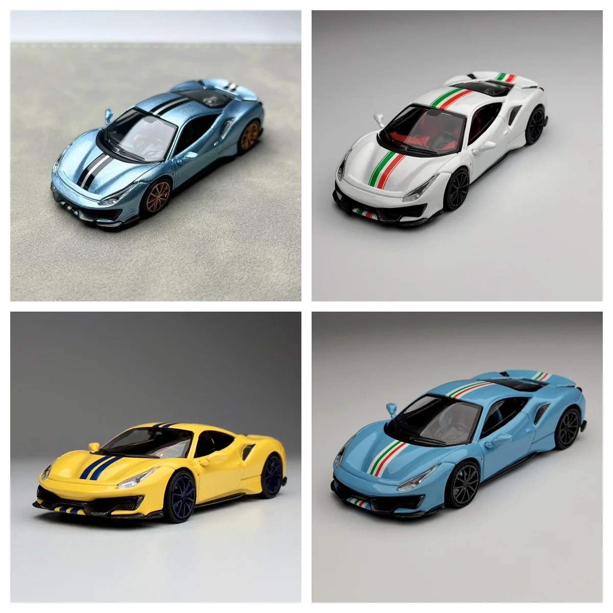 

Масштабная модель автомобиля Toc 1:64 488 Pista Super Car, литая под давлением, коллекционная, лимитированная серия