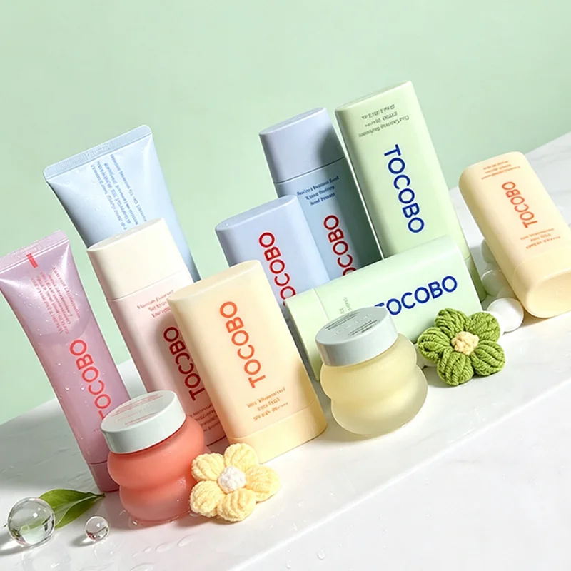 New Brand Skincare TOCOBO Cotton Soft Waterproof Sun Stick SPF50+ PA++++ Offers Advanced UV Protection Portable Sunscreen Cream