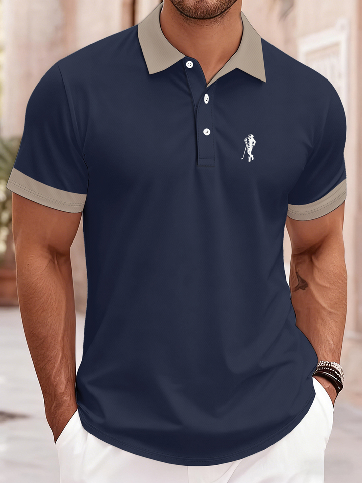  2026 Summer Men's Polo Shirt 3D Printed Pattern Breathable Lightweight Casual Simple Sporty Outdoor Men's Clothing 