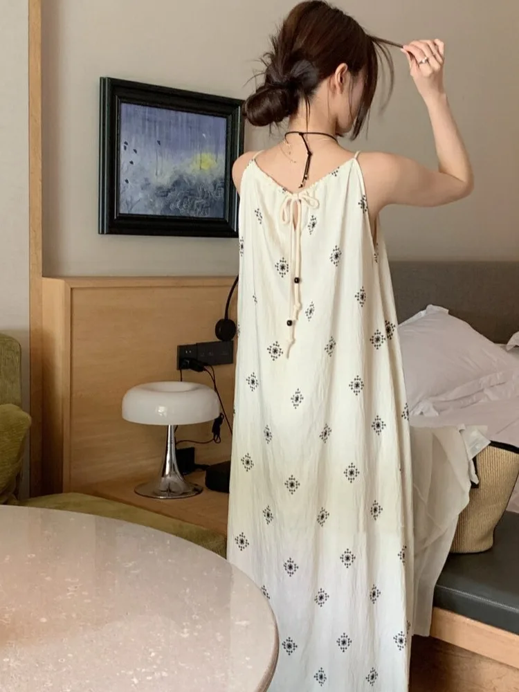 

Vaion Sle Ne Hanging Print Dr Женский летний новый высококачественный жилет Sensation Svel Длинная юбка Ele Faion
