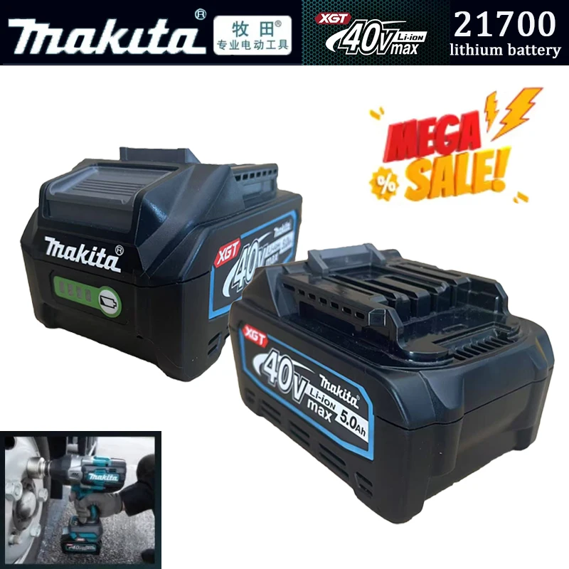 

Original makita xgt 40v 5.0Ah 21700 Lithium ion battery ,for BL4020,BL4025,BL4050,BL4080 40v xgt battery