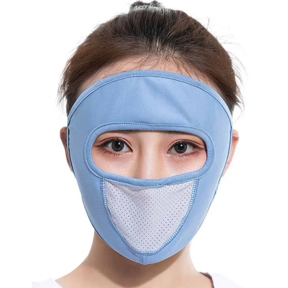 

Face Shield Sunscreen Veil Ice Silk Mesh For Men Driving Face Cover Face Gini Mask Summer Sunscreen Mask Womne Face Mask