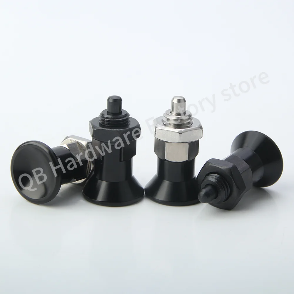 Factory Outlet QB254 Stainless /Carbon Steel Spring Detent Plungers Rest Position/Return Type Indexing Spring Plunger with Nut