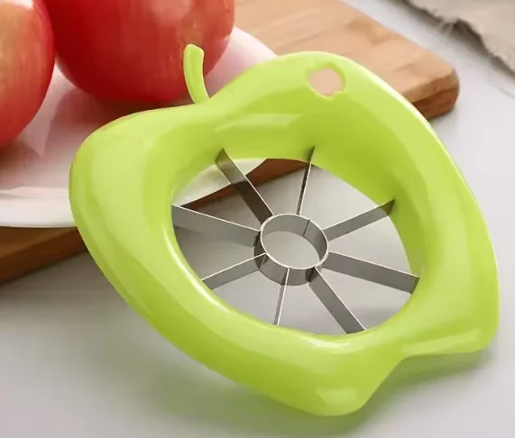 1pc Fruit Slicer Stainless Steel Apple Cutting Tools Outdoor Camping Slicer Vegetable Chopper Kitchen Gadgets And Accessories