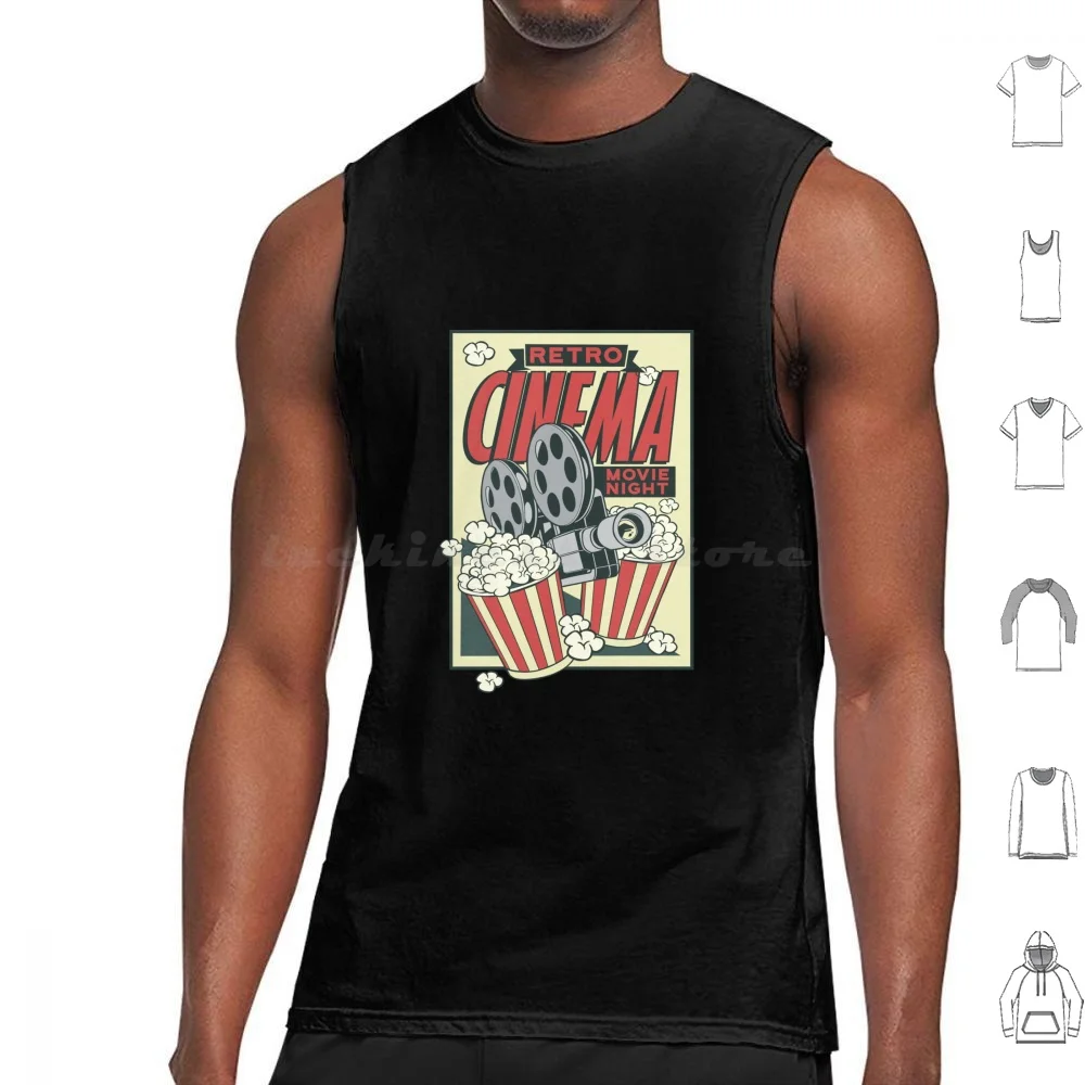 Retro Cinema Pop Corn Tank Tops Print Cotton Pop Corn Corn Pop Popcorn Corn Joe Biden Funny Pop Election Food Democrat