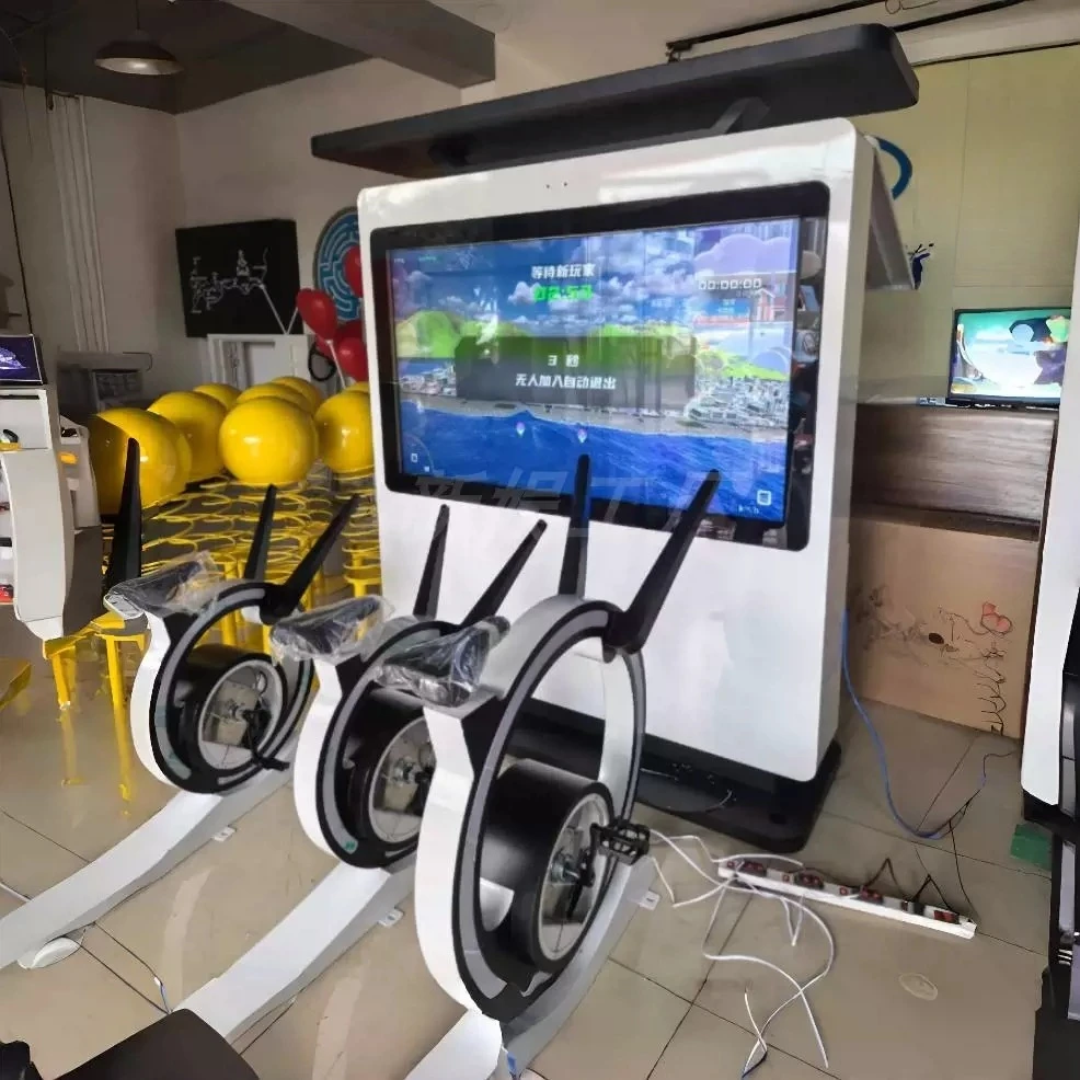 Cycling fitness power generation bicycle interactive competition riding a luminous bicycle