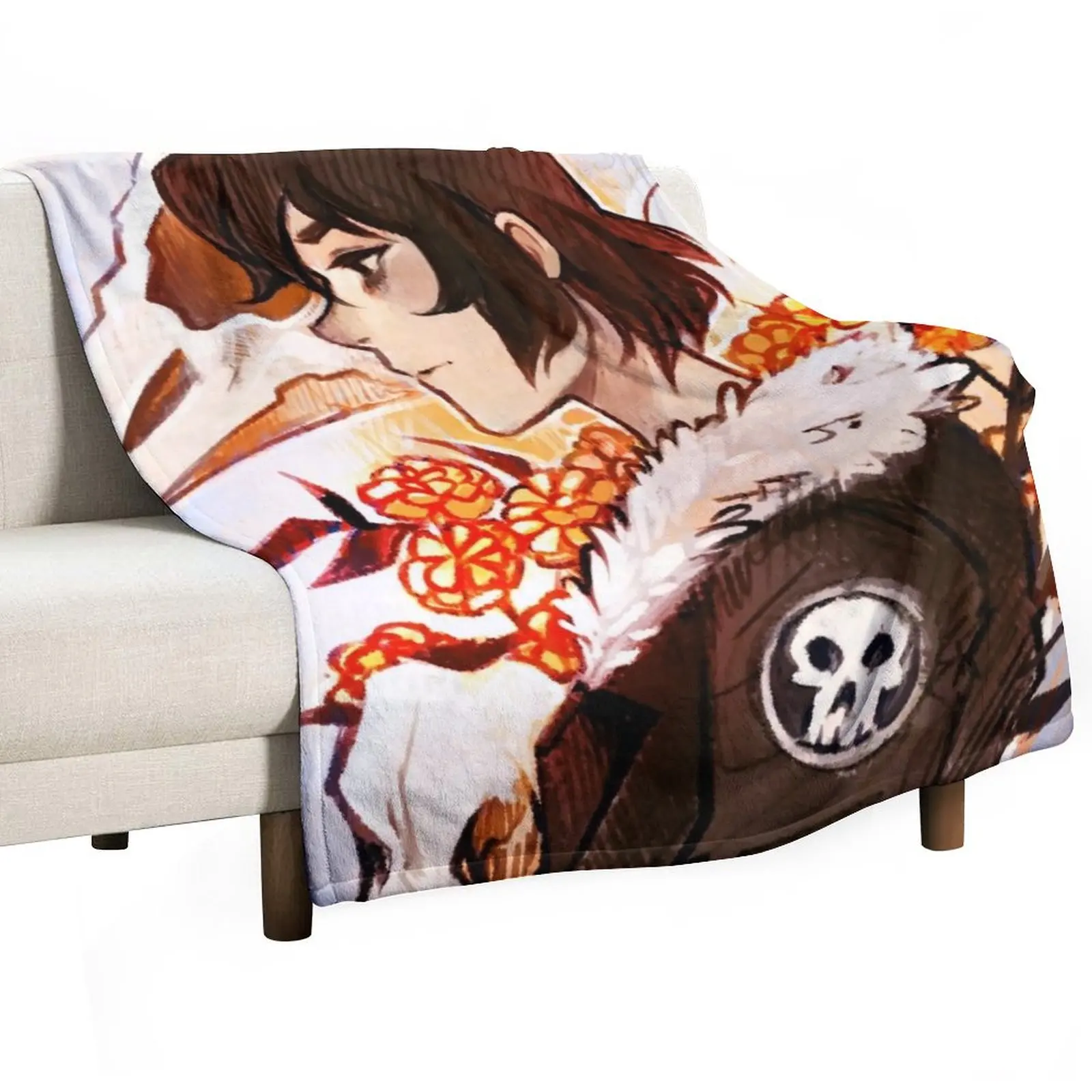 

Flowers for the Dead Throw Blanket for babies manga Blankets For Sofas Blankets