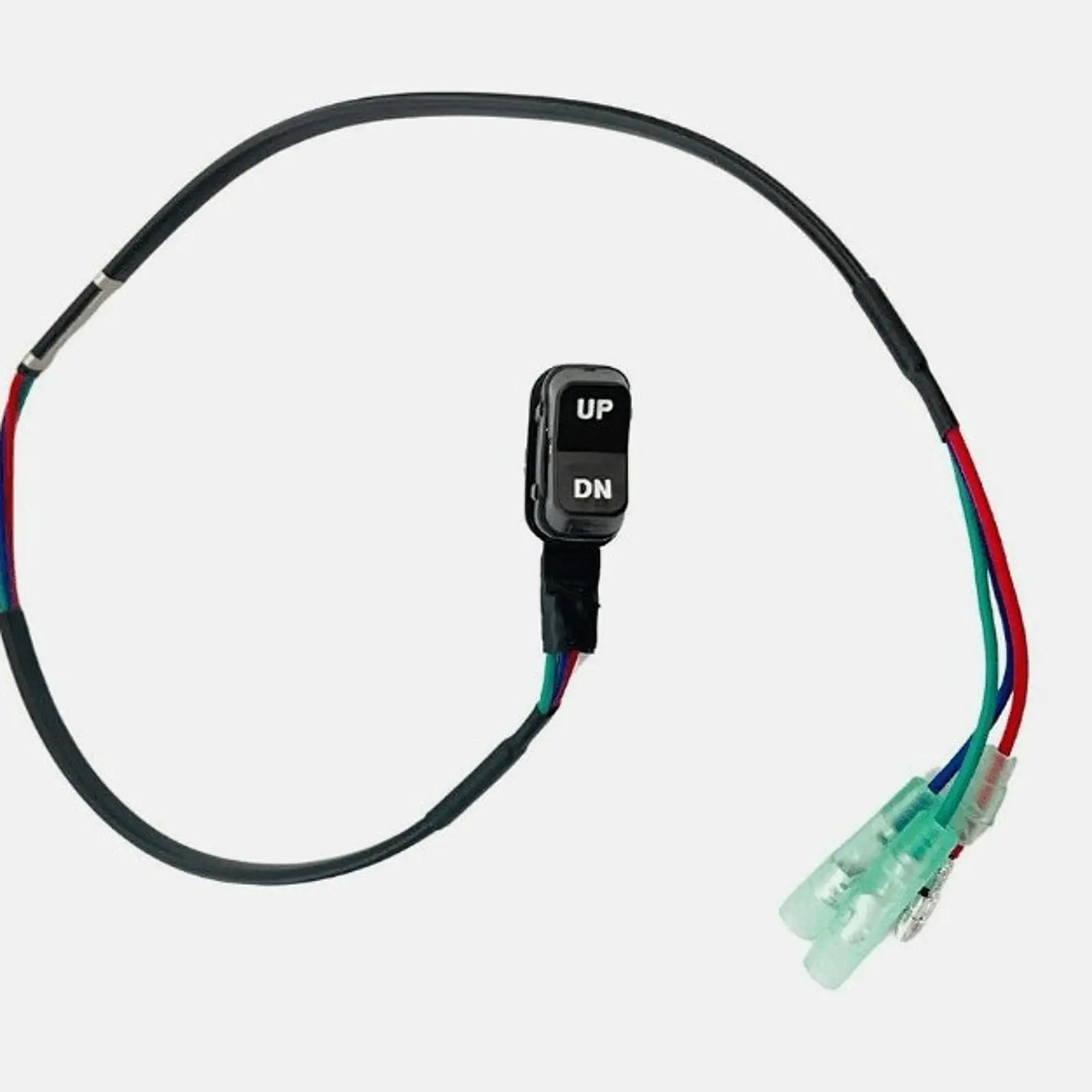 

Запасной переключатель наклона и подъема двигателя (трим/тилт) для лодок, черный пластиковый кабель для управления электроусилителем трима