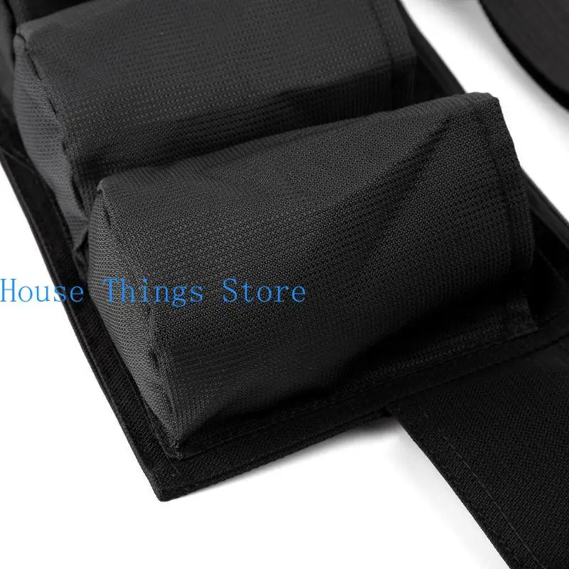 Restaurant Cleaner Waiter Waist Belt Tool Bag with Pockets Dining Cleaning Tool Storage Bag Hotel Cleaners Storage Pouch