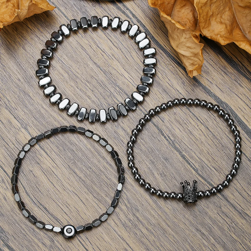 Punk Diablo 3pcs Set Multilaye - Mens Fashion Combination 评论和价格