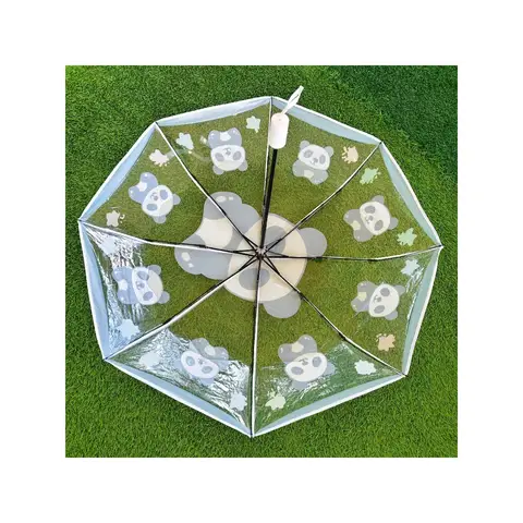 गुओफेंग पांडा छाता बारिश और धूप के लिए स्वचालित सनशेड विंडप्रूफ और यूवी संरक्षण कॉम्पैक्ट और लड़कियों के लिए उपयुक्त 8 best sales बच्चों का छाता - №7