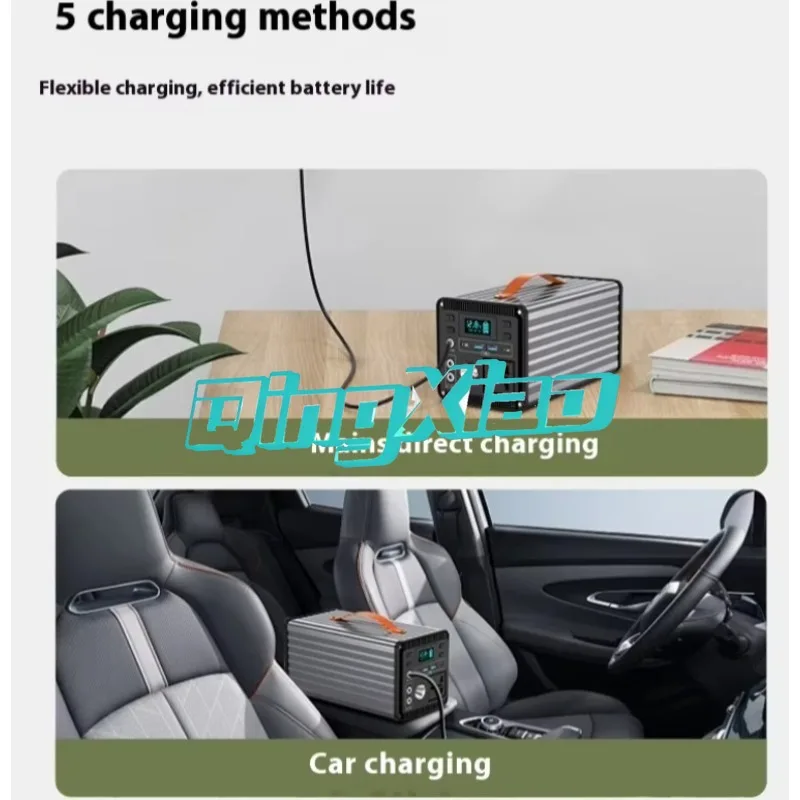 220V Portable Outdoor Power Station High Power Solar Generator With Multi Ports For Emergency Backup And Outdoor Activities