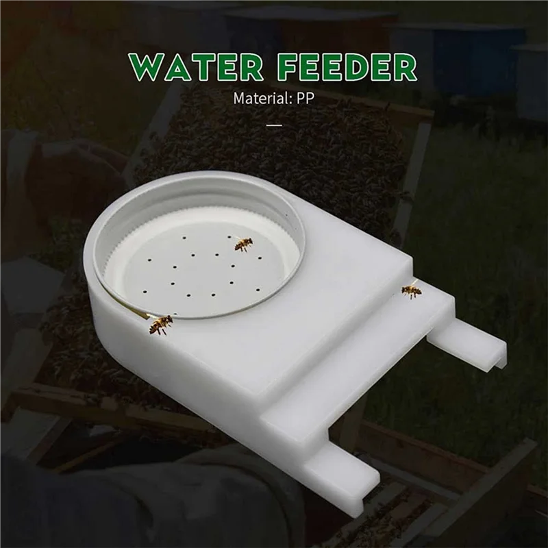 Confezione da 4 mangiatoie in plastica per api da miele, porta alveare, mangiatoia per acqua per forniture per apicoltura