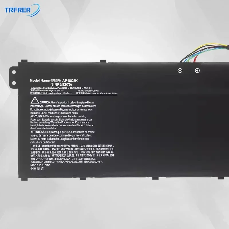 

AP18C8K notebook battery for Acer Aspire 5 A515-43-R057 R4mg R6F6 R6WW A515-44 R7NU R5UZ N20C5