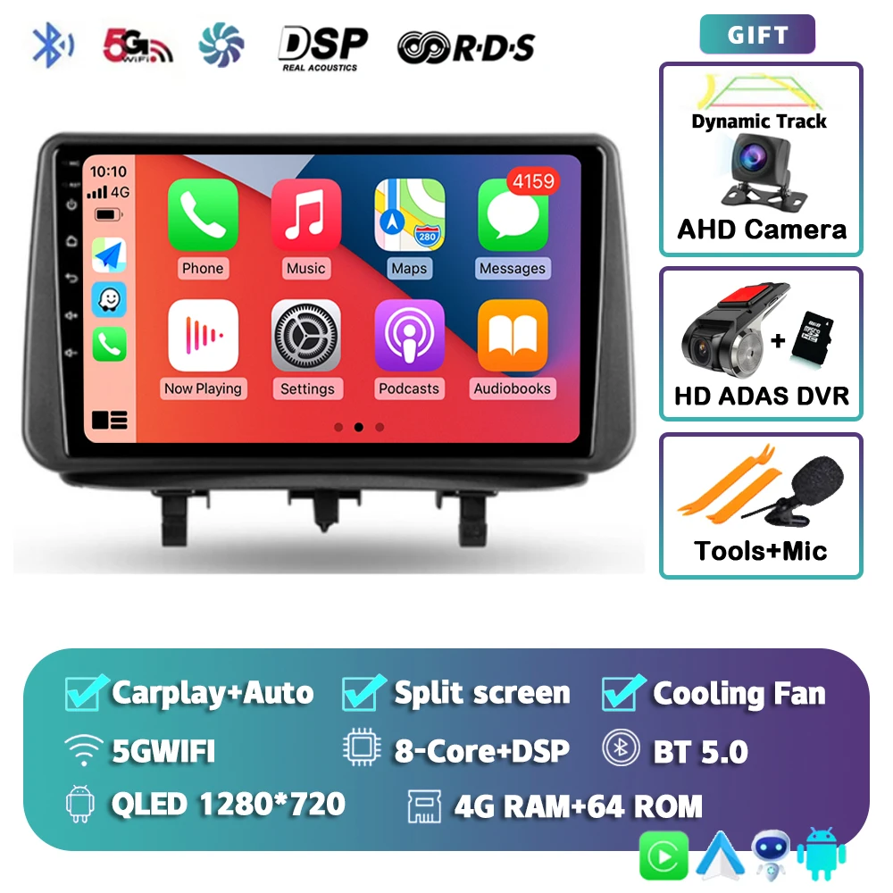 Android 15 Voor Opel Meriva B 2009-2014 2 K QLED Android Autoradio Multimedia Video Player BT AI Voice CarPlay 4G Stereo Head Unit