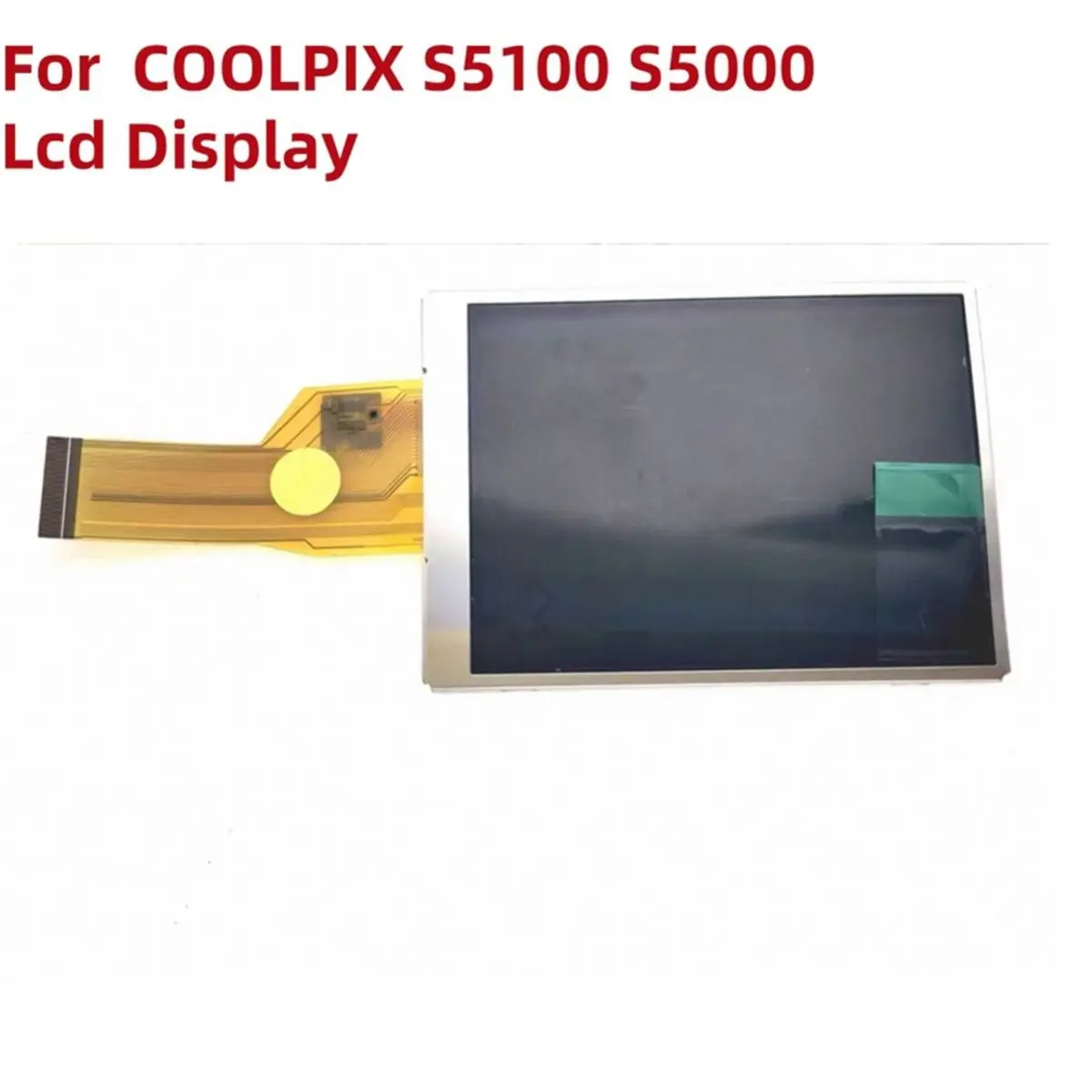 LCD Display Screen Repair Part for COOLPIX S5100 S5000 Digital Camera with Backlight, Replacement Panel