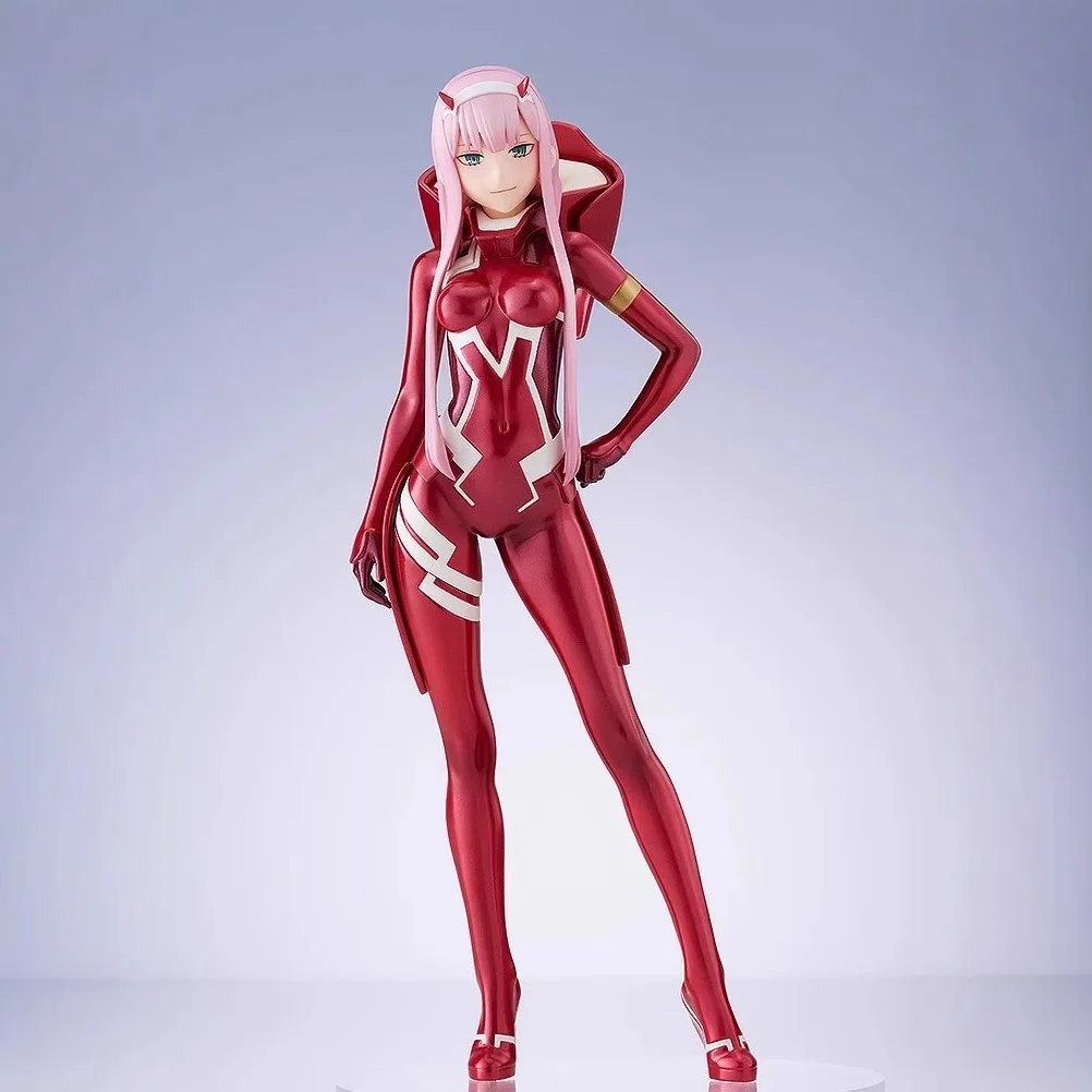 Zero Two Figure Japanese Anime DARLING in the FRANXX PVC Figurine Model Manga Animation Garage Kits Toy Ornaments ACG Collection