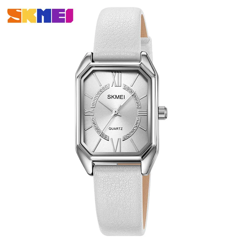 SkmeiNew السيدات ووتش أزياء بسيطة الساعات النسائية حزام الموضة ساعة نسائية كوارتز